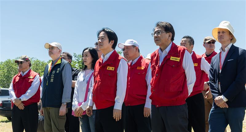 總統賴清德視導「115年國家防災日-大規模震災動員演練」,包括AIT處長谷立言等多個駐台代表使節代表也出席(圖/總統府提供)