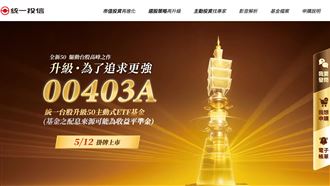 台股站回4萬7千點　統一00403A成交量居冠