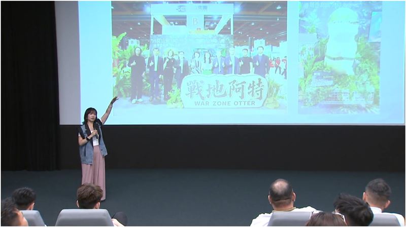 三立永續執行長王若庭於座談會中分享「永續」核心概念,台馬雙方深度交流,學員反饋收穫豐碩。(圖/主辦單位提供)