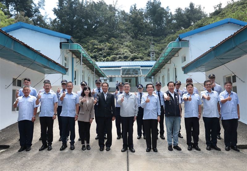行政院長卓榮泰赴馬祖視察海巡署第十一巡防區指揮部廳舍現況與整建計畫(圖/行政院提供)