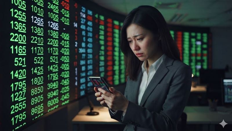 友達(2409)、聯發科(2454)近期股價震盪,讓不少投資人不知所措。(示意圖/AI生成)