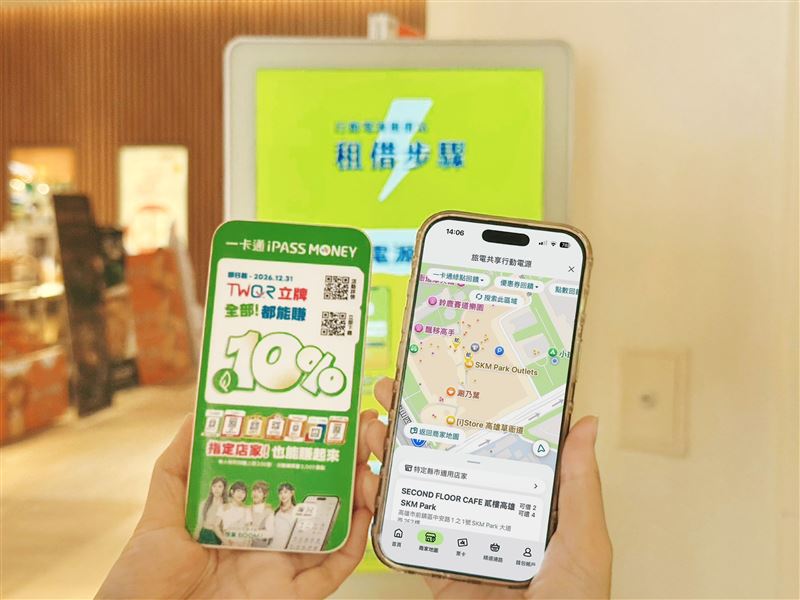 一卡通升級APP生態系,攜手旅電導入共享充電,並結盟CYBERBIZ開設線上票卡商城。此舉不僅強化交通與生活場景串聯,更透過獨家IP商品與限時回饋,持續鞏固逾725萬用戶的電子支付黏著度。(圖/一卡通提供)