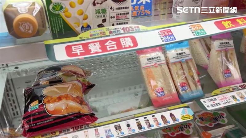台北市教育局合作超商補助,國中、國小高中低收入戶每天領一份55元早餐,依照標示拿對應商品兌換