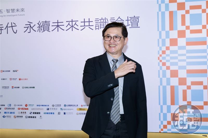 和碩集團董事長童子賢今(18)日下午出席聯合報系75周年系列活動「AI 時代 永續未來共識論壇」