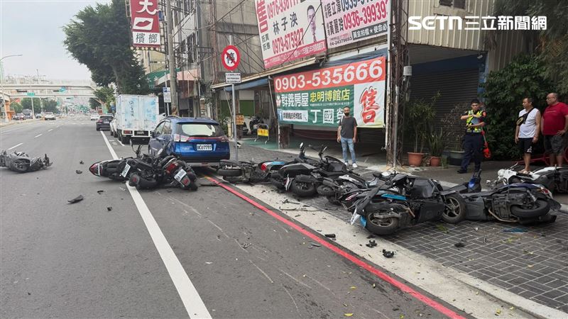 賓士男喝酒吸毒上路失控!衝撞28車慘況曝