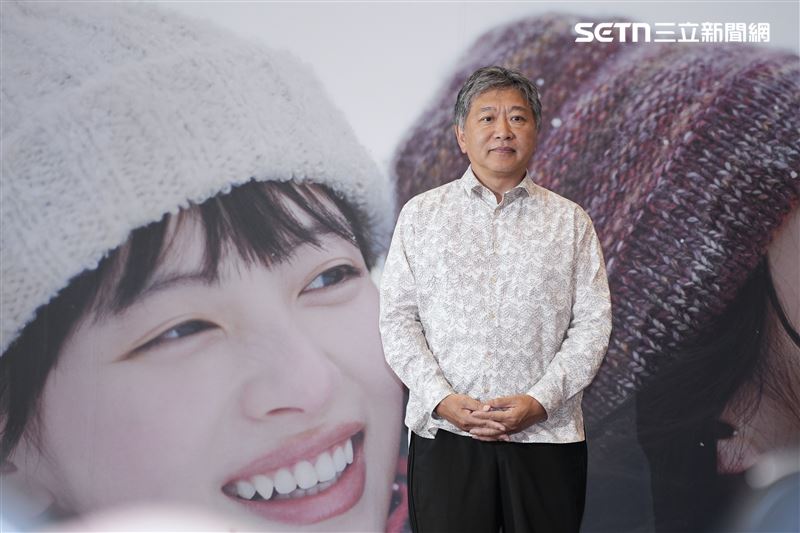 日本導演是枝裕和。(圖/記者鄭孟晃攝影)