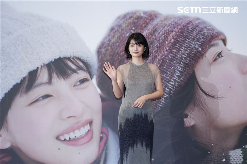 真人版《驀然回首》女主角蒔田彩珠。(圖/記者鄭孟晃攝影)