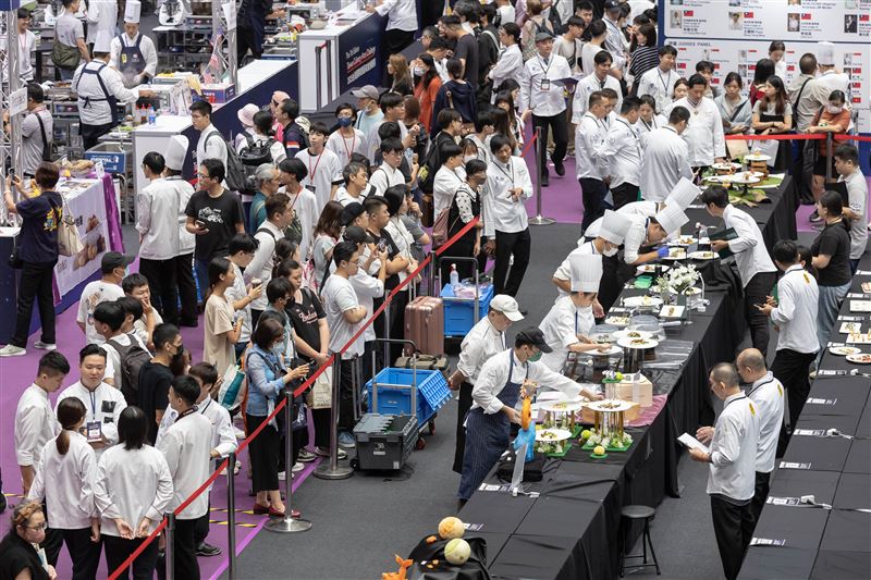TCAC10月2日將在世貿激烈開戰,報名規模達700組。(圖/台灣廚藝美食協會提供)