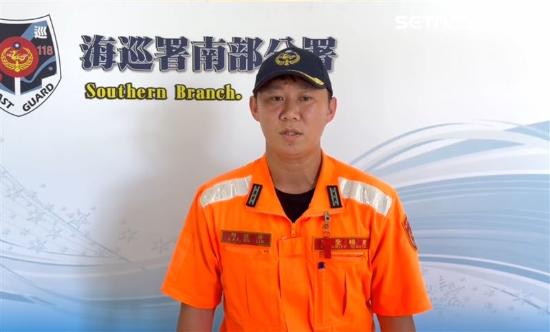 由於許男非現行犯,又主動提出需由律師陪同,海巡只能留下基本資料,就放人走。(圖/翻攝畫面)