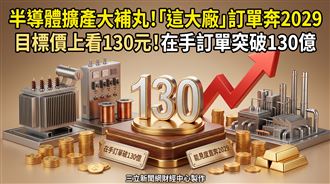 這大廠訂單能見度奔2029　目標價至130元