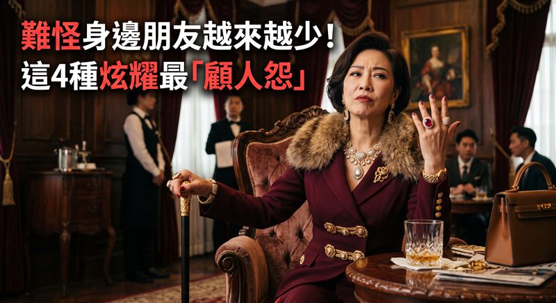 年紀越大越要少說？4種「炫耀式分享」恐惹人反感（圖／AI生成圖）
