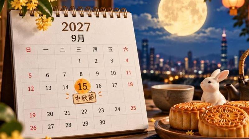 明年中秋周三沒連假！5000人反嗨：太棒了