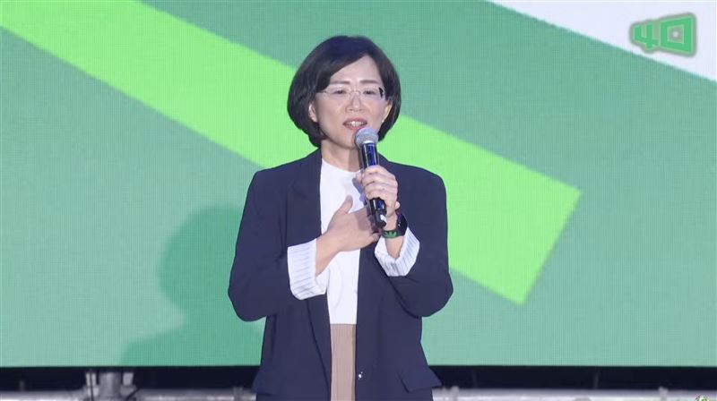 新北市長參選人蘇巧慧出席民進黨創黨40週年紀念音樂會(圖/翻攝畫面)