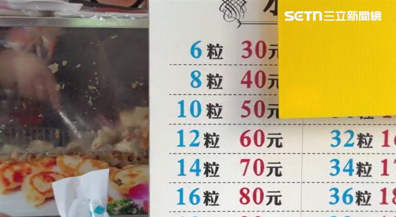 煎餃6顆只要30元,價格超佛心