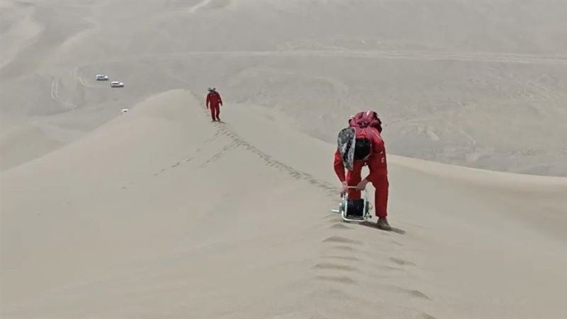 中國新疆塔克拉瑪干沙漠發現含水古河道