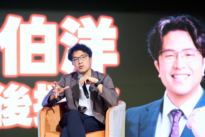 民進黨台北市長參選人沈伯洋出席活動。(圖/沈伯洋競選辦公室提供)