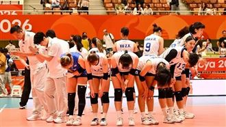亞運女排8強戰台灣不敵日本　續拚排名賽