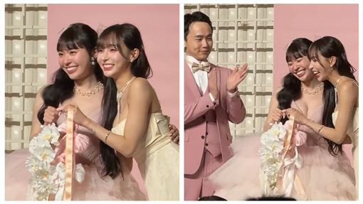 獨／林襄首當伴娘抽中捧花　對婚禮看法曝