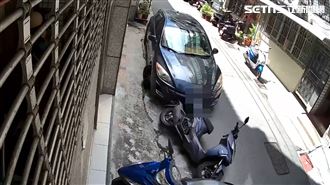 撞倒機車落跑！男裝傻踢鐵板…遭吊扣駕照