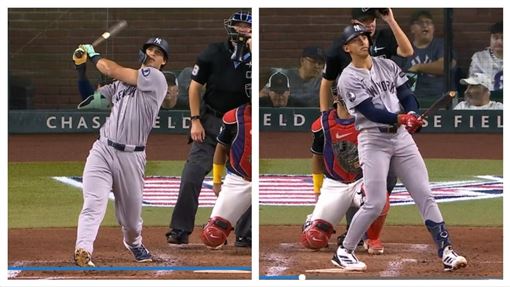 隆巴德（George Lombard Jr.）、瓊斯（Spencer Jones）「背靠背」開轟。（圖／翻攝自MLB官網）