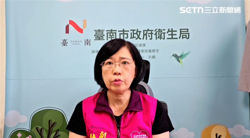 台南市衛生局副局長林碧芬表示,上午已經前往外燴團隊進行查訪,晚上也將前往稽查。(圖/翻攝畫面)