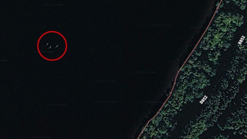 Google Earth驚見3隻尼斯湖水怪？畫面曝