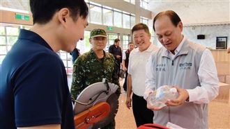 季連成張峻防災日同框！花蓮縣長選戰力挺