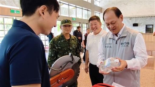 季連成張峻防災日同框！花蓮縣長選戰力挺