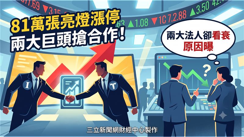 面板大廠爆巨量漲停　法人看衰原因曝