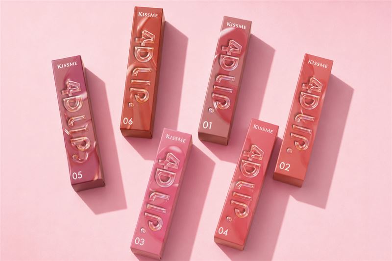 「KISSME 4D嘟嘟唇蜜」,一次帶來6款限量色。(圖/品牌業者提供)