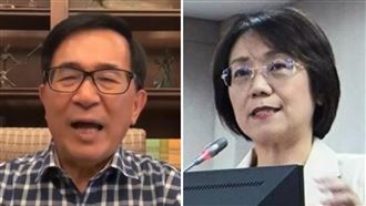 辦簽名會引翁曉玲批評　陳水扁反擊了