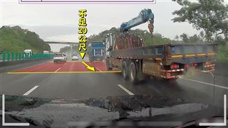 國道行駛小心「黑天使」蒐證　違規收罰單