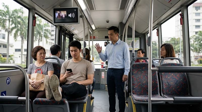 公車上播音樂、腳亂放！亞洲這國將祭重罰