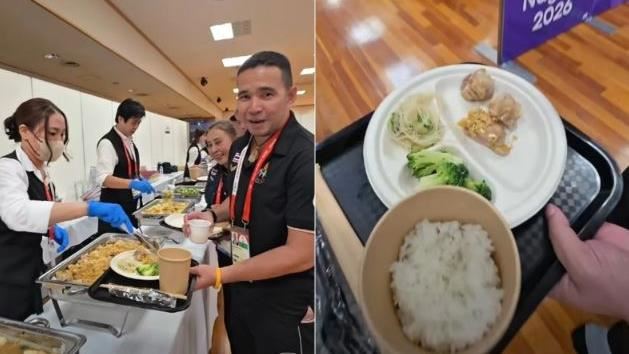 亞運供餐僅3塊肉　選手餓到自費吃牛丼