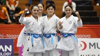空手道連3天摘銅　台灣女團型擊敗尼泊爾