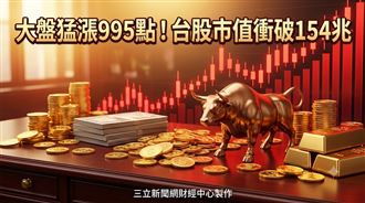 台股週市值衝154兆　成交金額前三是它們