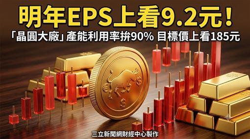 明年EPS上看9.2元　聯電目標價上看185元