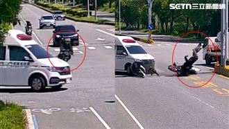 救護車變鐮刀！闖紅燈撞飛男…滾數圈浸血