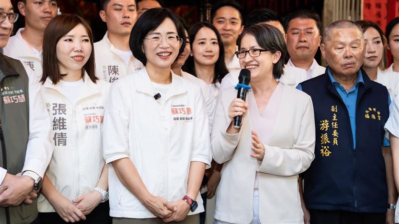 也是新北市民　蕭美琴曝對蘇巧慧情有獨鍾