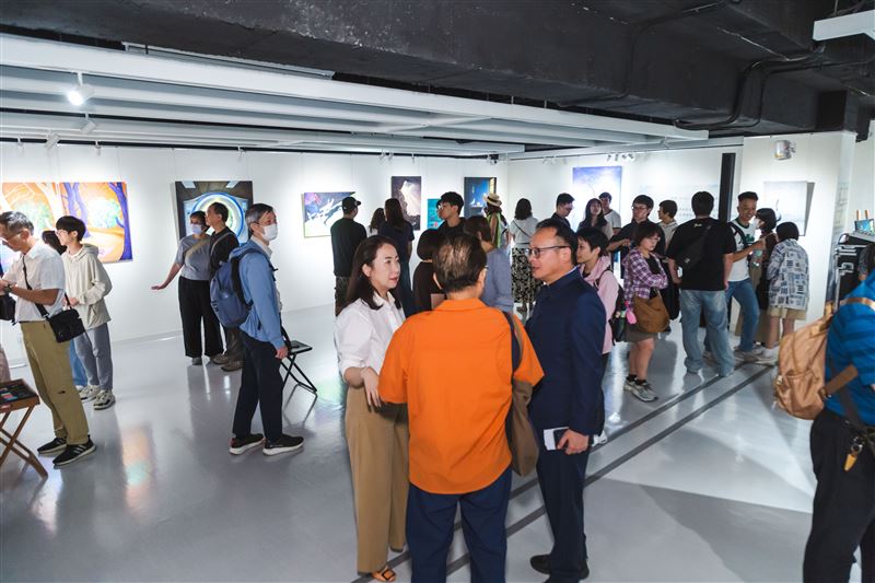 台北市藝文推廣處展覽現場。(圖/策展人提供)