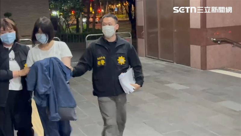 檢察官複訊後,認定江女涉犯貪污治罪條例等罪嫌重大,且有逃亡及滅證之虞,已向法院聲請羈押禁見。(圖/翻攝畫面)