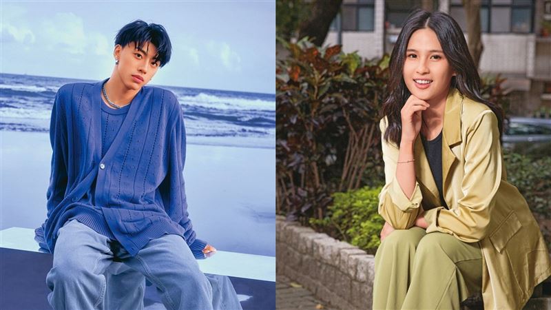 男團 Ozone成員黃文廷（左圖）與女星林亭莉（右圖）拍攝電影《我的神隊友》時擦出愛火，且男方承認了劈腿行徑。（圖／翻攝自IG）