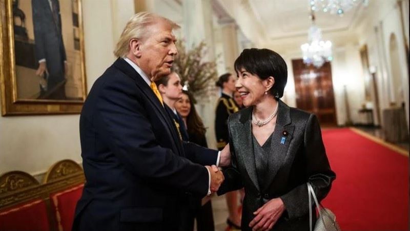 美國總統川普與日本首相高市早苗。(圖/翻攝自白宮網站)