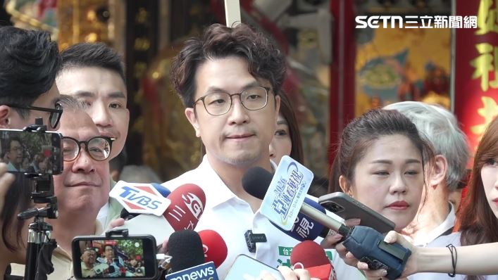 殷瑋稱北市內參「蔣萬安贏兩位數」,沈伯洋表示,票票入匭才是最重要的。(圖/翻攝畫面)