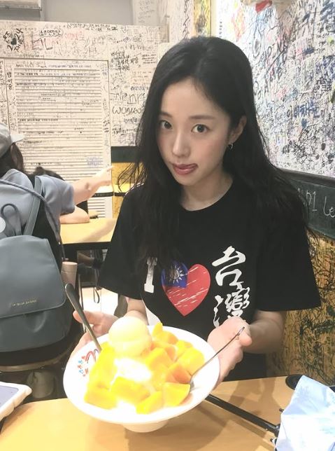 金智安曾來台旅遊。(圖/翻攝自IG @gimjiian)