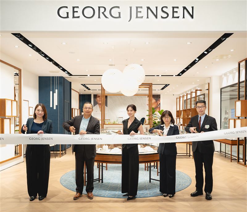 林予晞出席精品品牌全新概念店開幕,參加剪綵活動。(圖/GEORG JENSEN 喬治傑生提供)