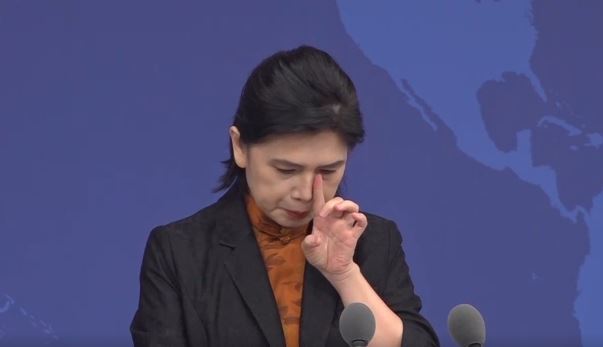 朱鳳蓮又把Chinese Taipei硬拗成中國台北(圖/翻攝畫面)