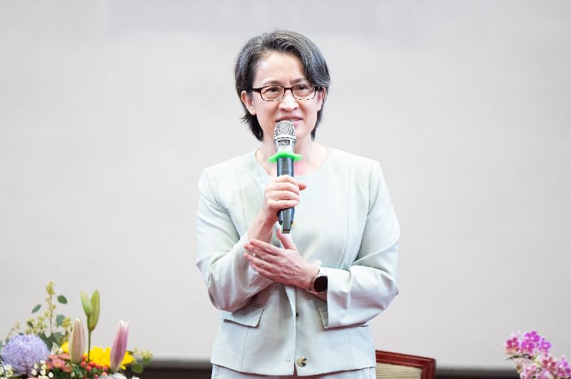 副總統蕭美琴以錄影方式為北美台灣科技年會(Taiwan Tech Summit)攬才及新創活動致詞指出台灣正積極推動AI新十大建設,並持續深化台美人才及新創交流,讓台美戰略夥伴關係因此更加堅實。(圖/總統府提供)