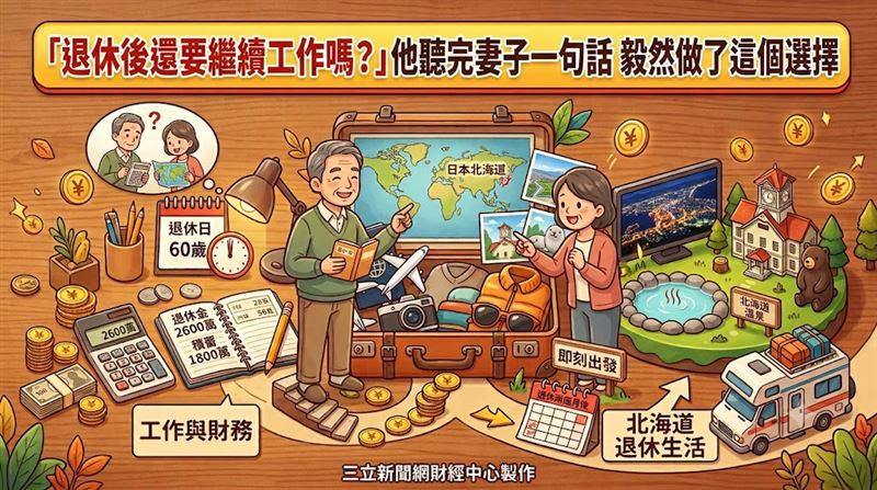 60歲退休該不該再就業？妻子一句話點醒他