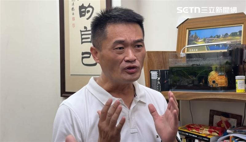 鄭伯其表示自己的老友因選舉被捲入,心情複雜。/翻攝畫面)